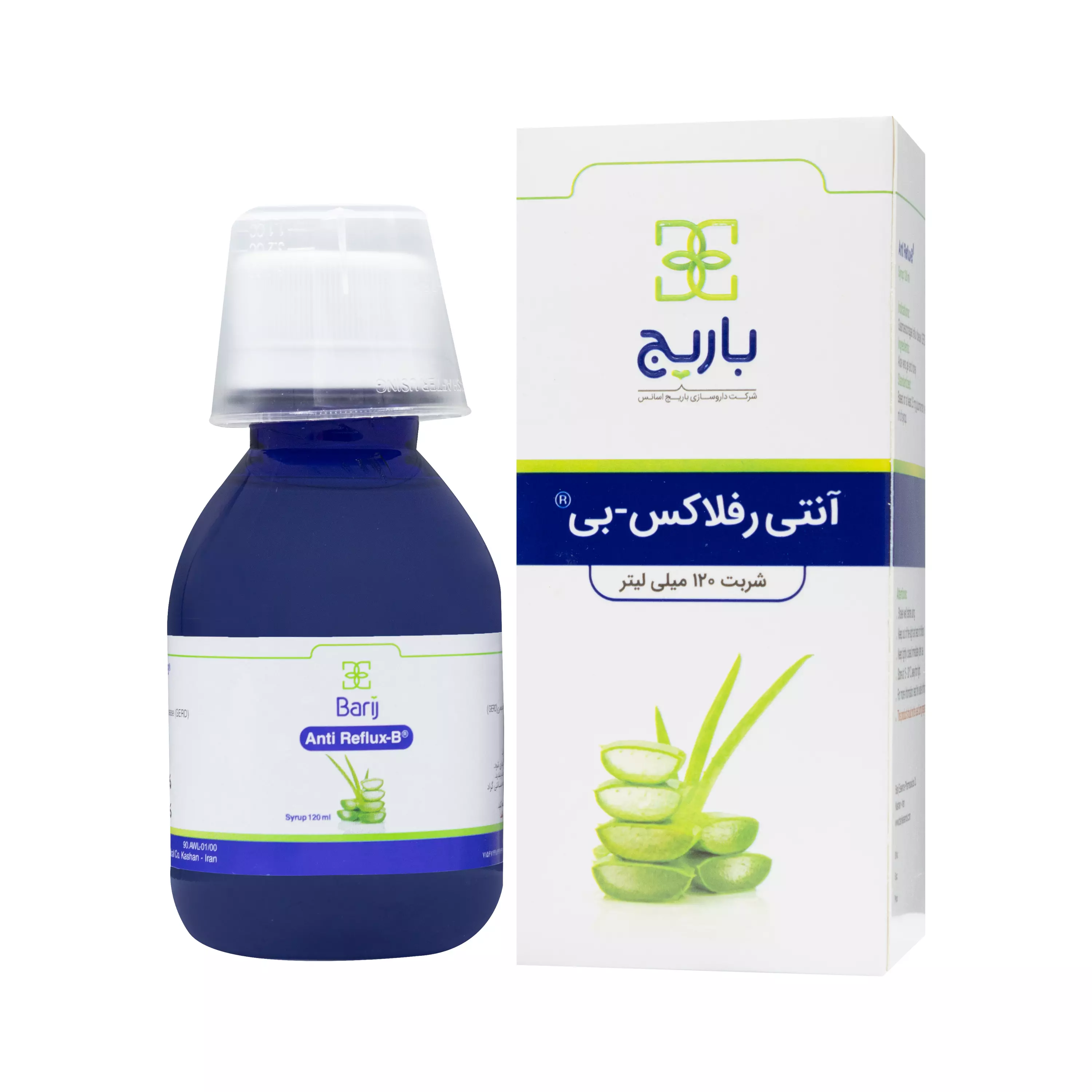 شربت آنتی رفلاکس بی 120 میلی لیتر باریج